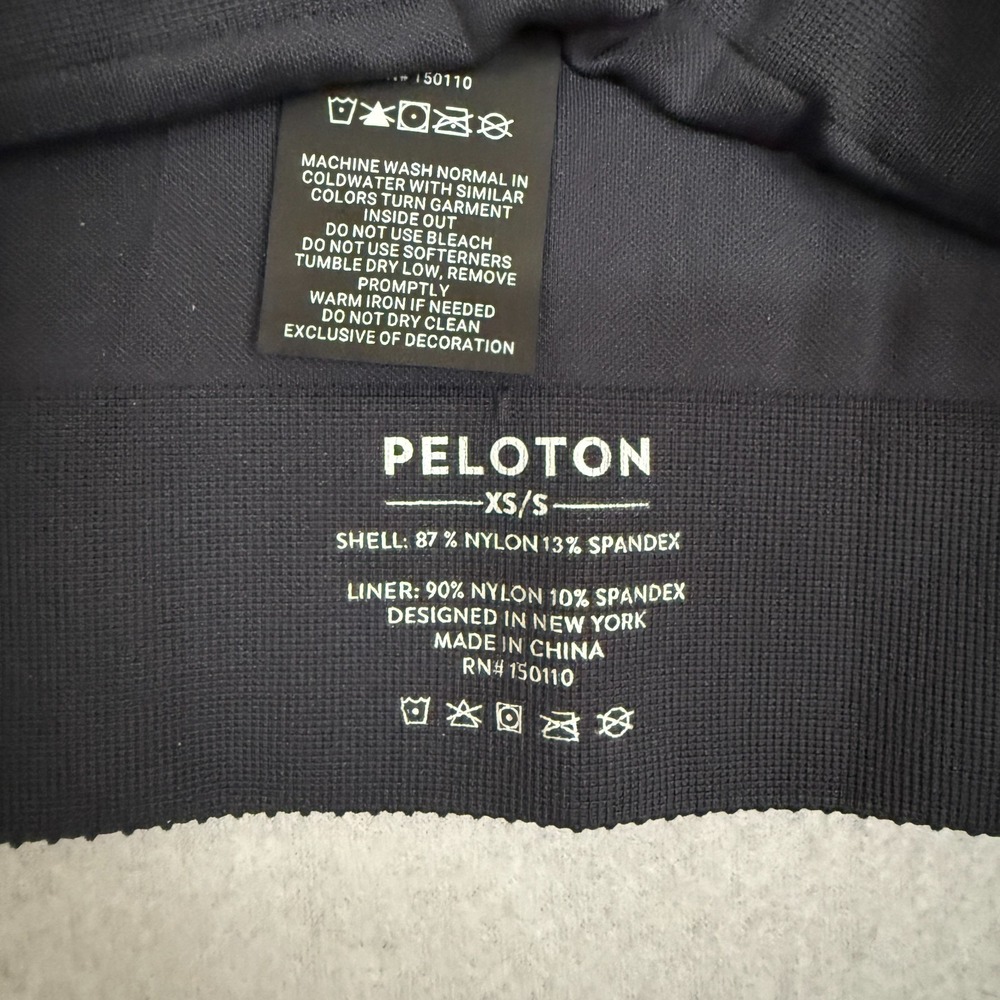 Peloton Women's Size XS/S Seamless Square Neck Bra 214 Black NWT - Picture 9 of 11